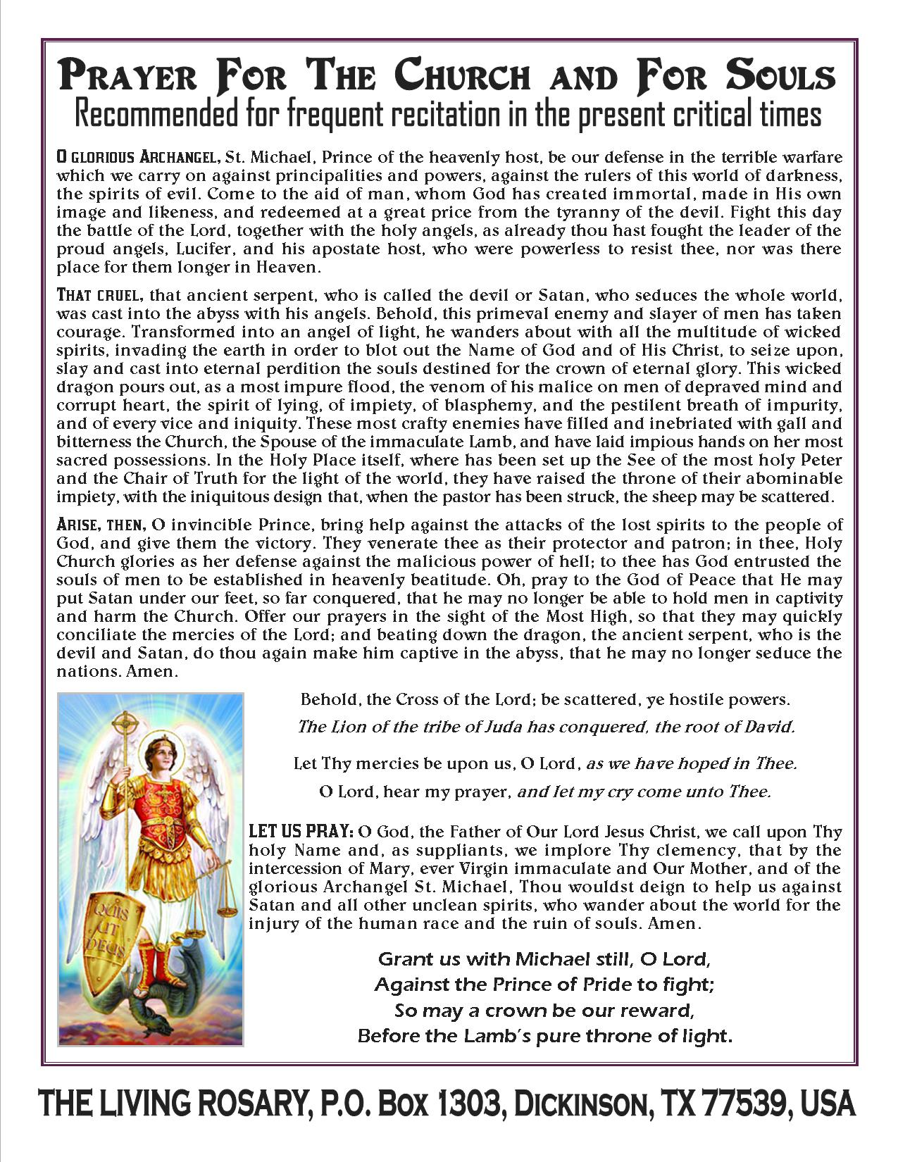 The Universal Living Rosary Association of Saint Philomena