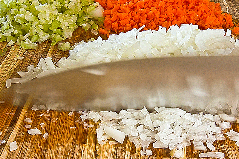 chopped onions