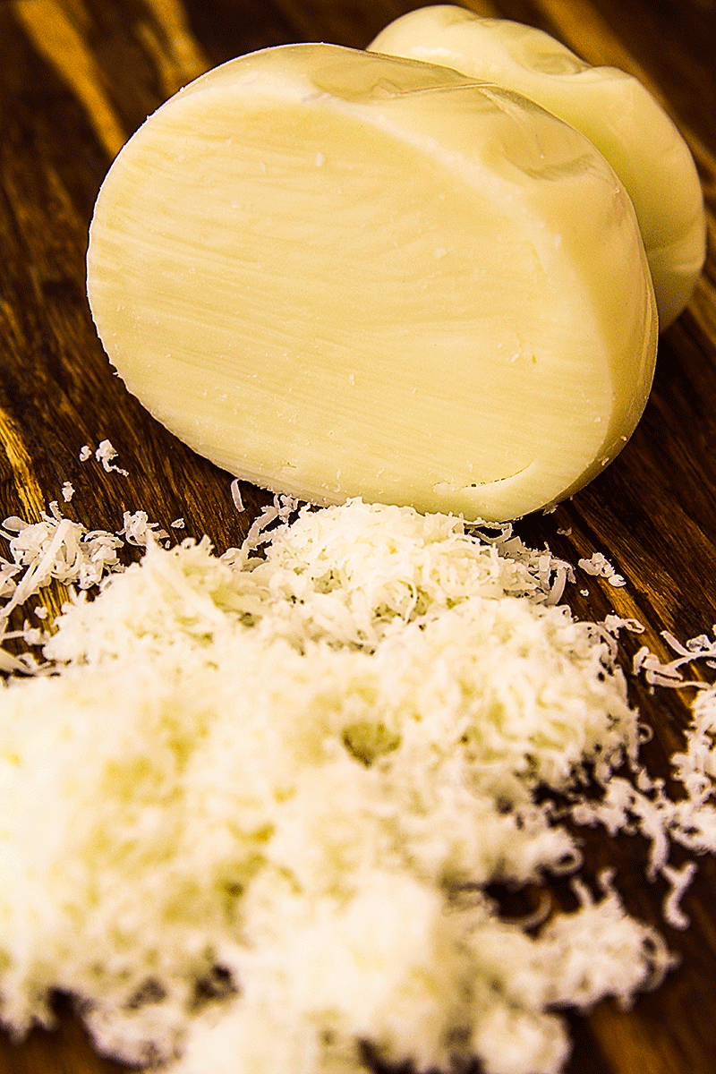 Scamorza Italian cheese
