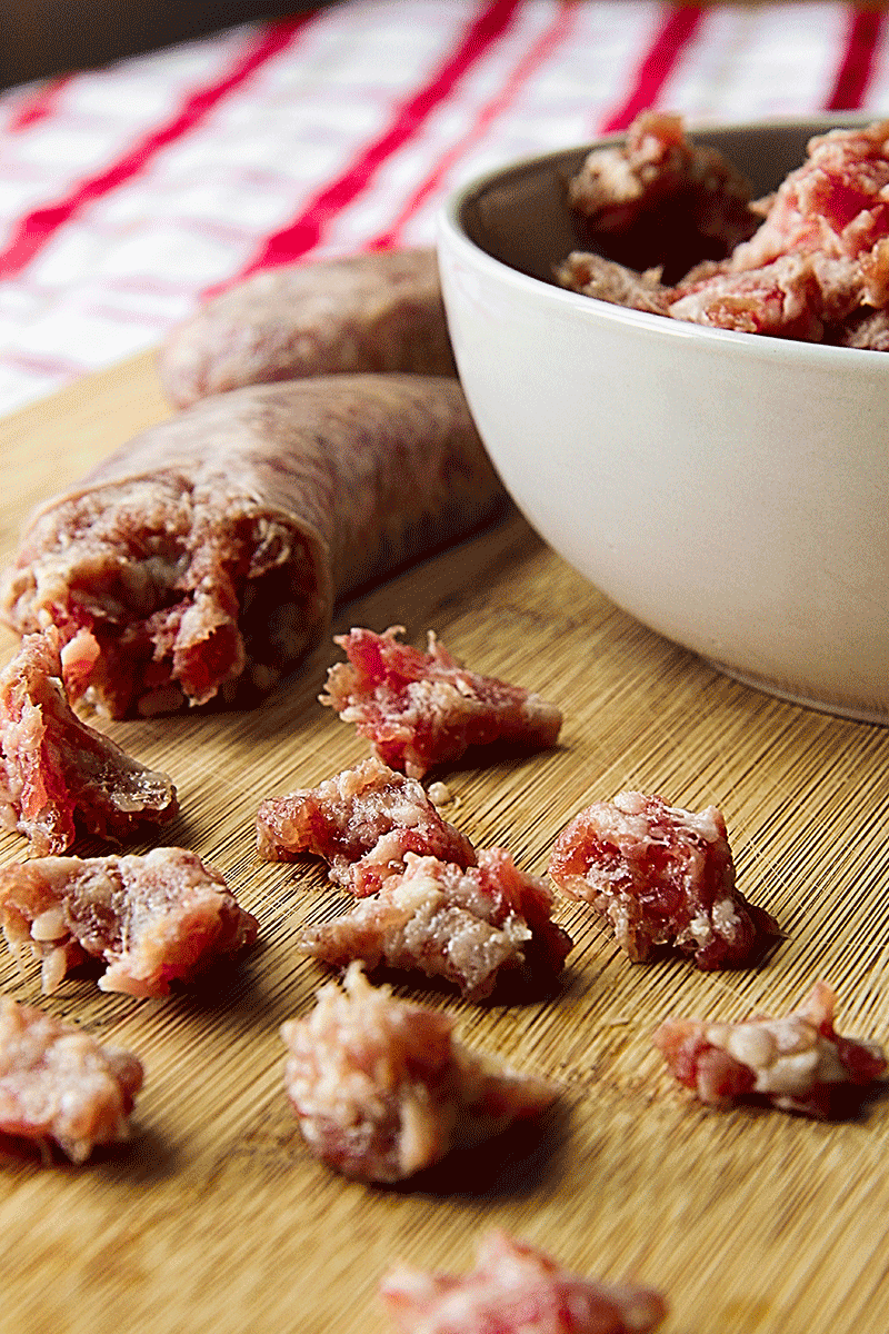ITALIAN SAUSAGE SAUCE with tomato (ragù di salsiccia al pomodoro)