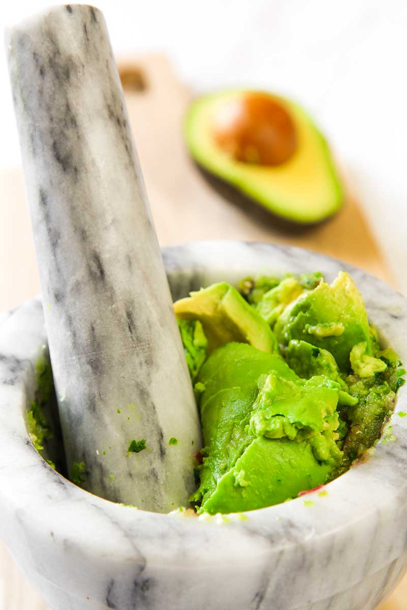 Tomatillo guacamole