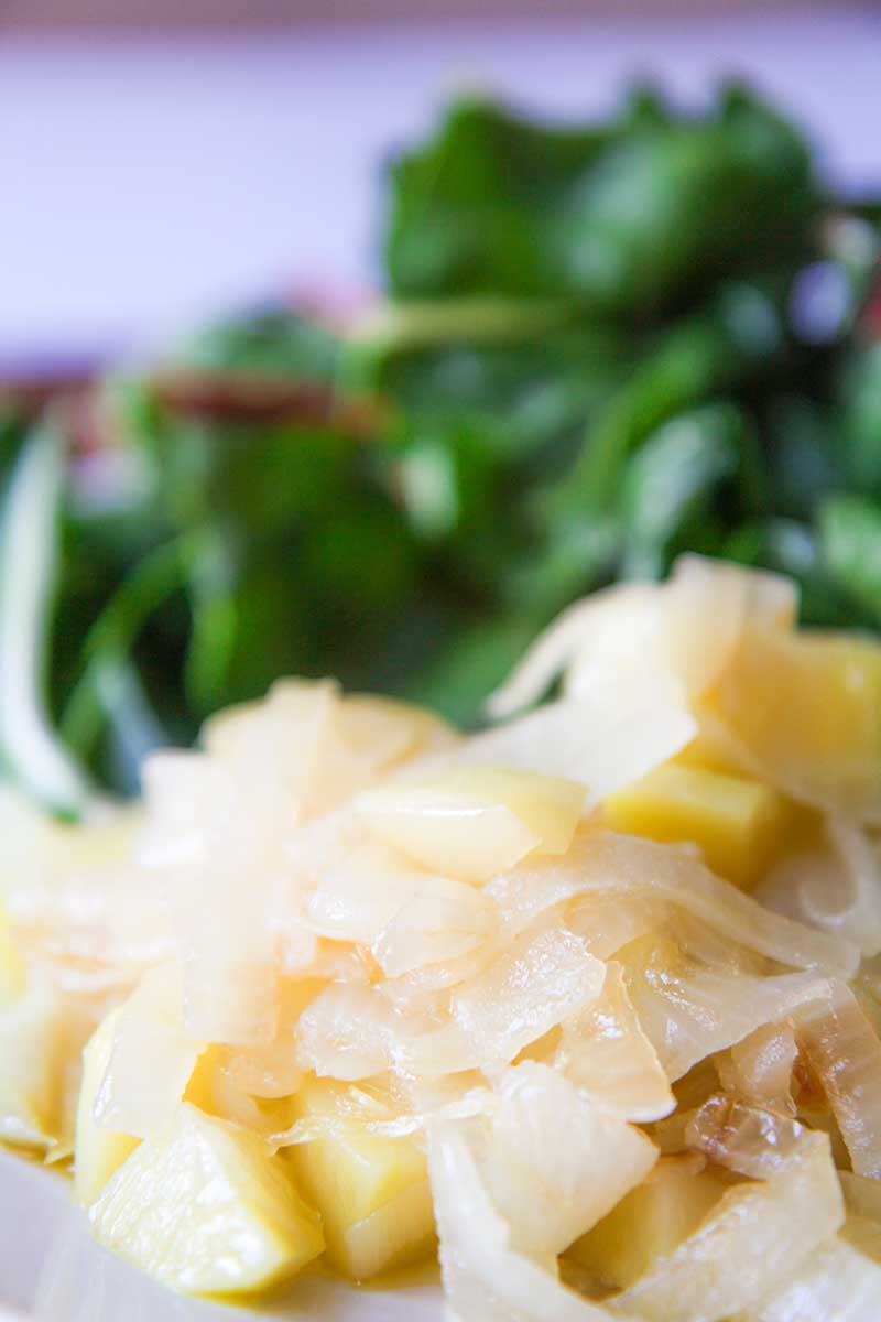 RAINBOW CHARD CREAM SOUP