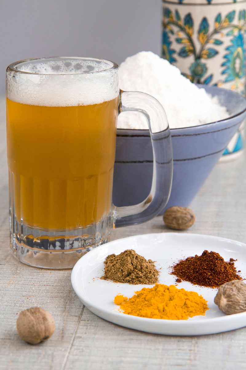 BEER BATTER RECIPE perfect to fry vegetables and seafood!