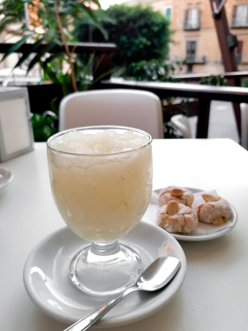 LEMON GRANITA - Sicilian sorbet