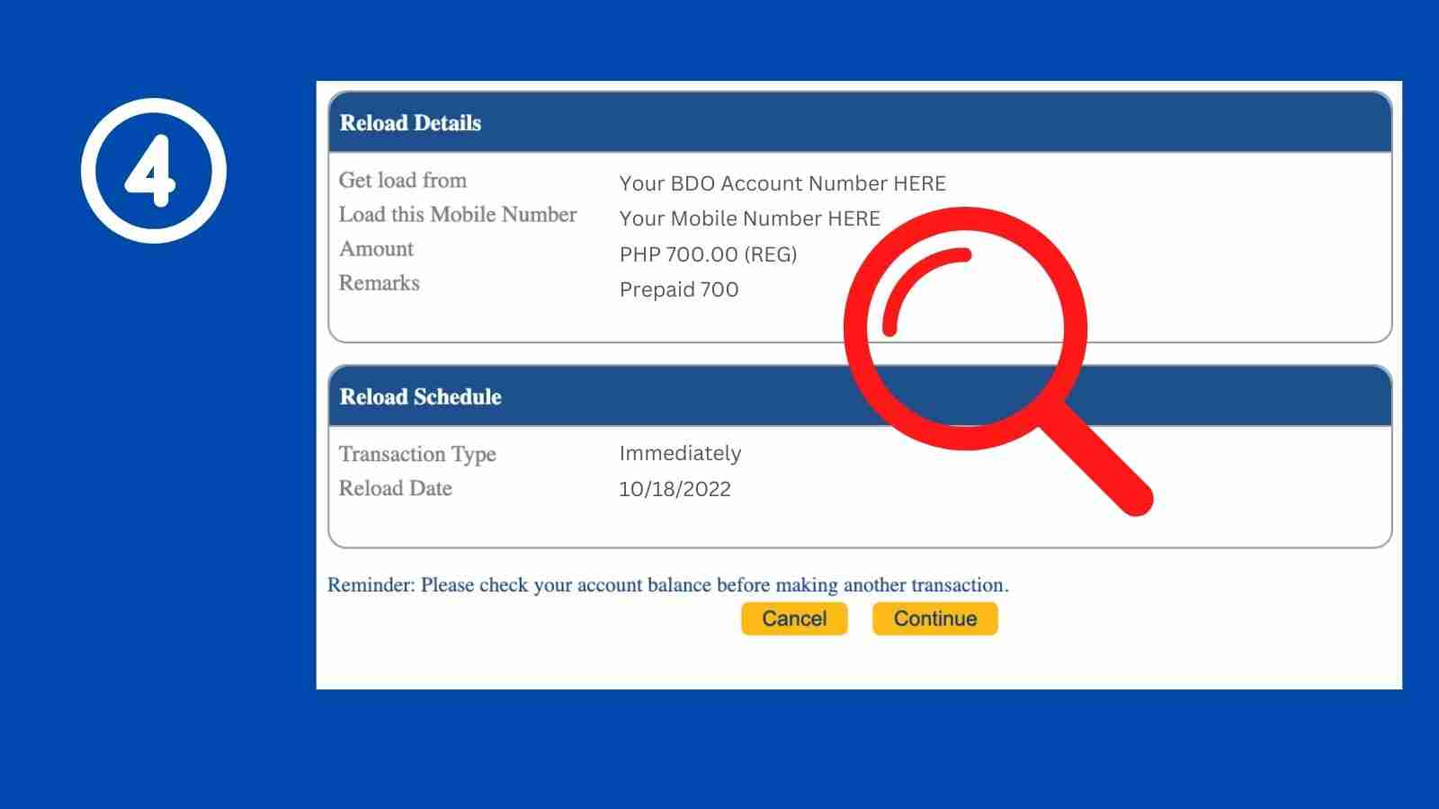 How to Buy Load Using BDO Online Banking and BDO App