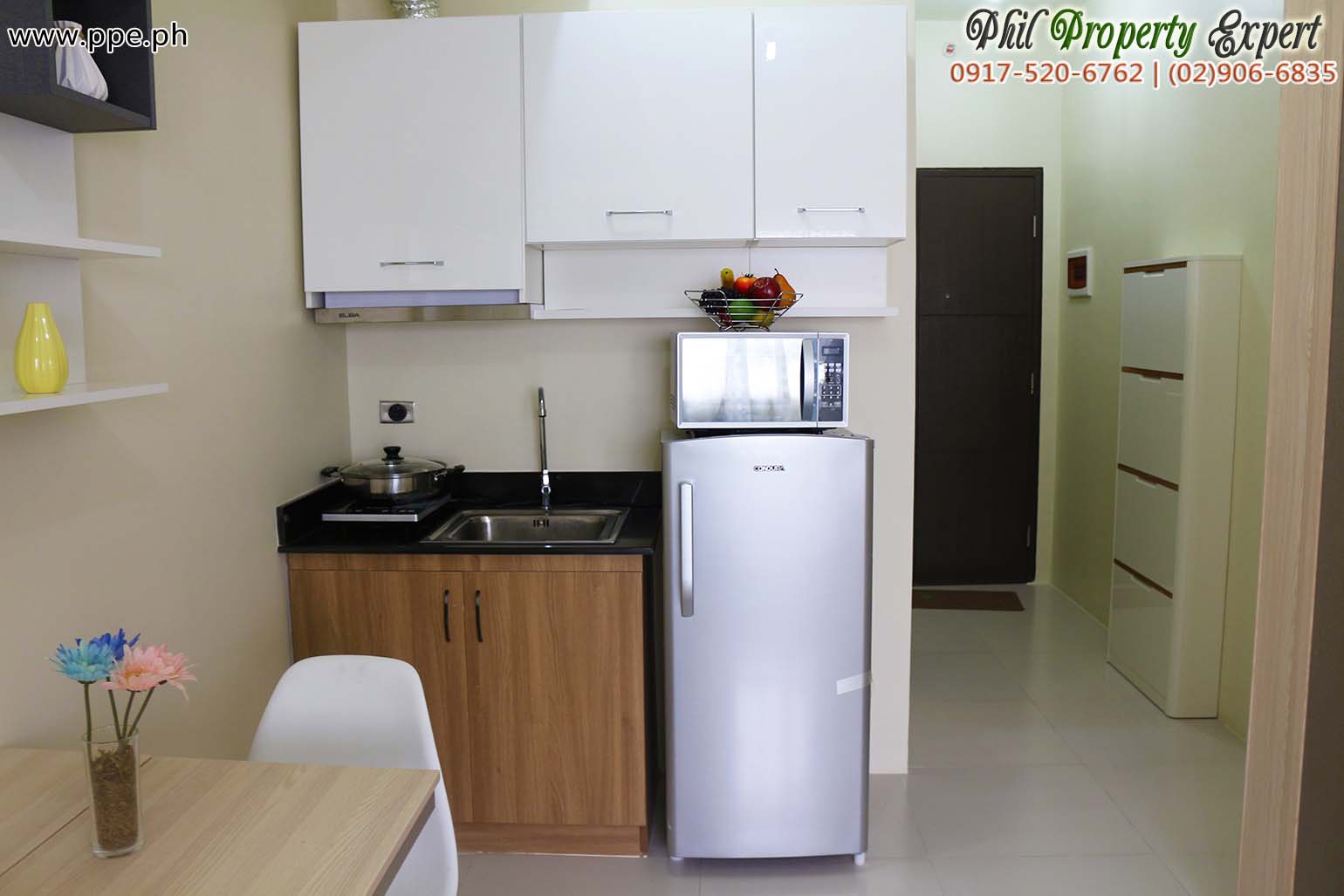 Chic Studio Condo Unit for rent in Ortigas Pearl Place