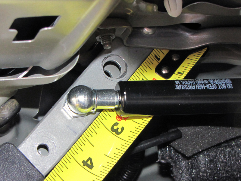 The tutorial for replacing the trunk torsion bars with gas springs