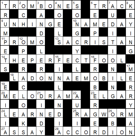 BBC Music Magazine November 2011 solution Phi Crosswords