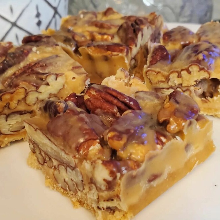 Caramel Pecan Dream Bars Phitip Recipes
