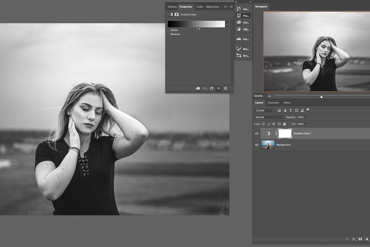 Карта градиента в фотошопе, как пользоваться