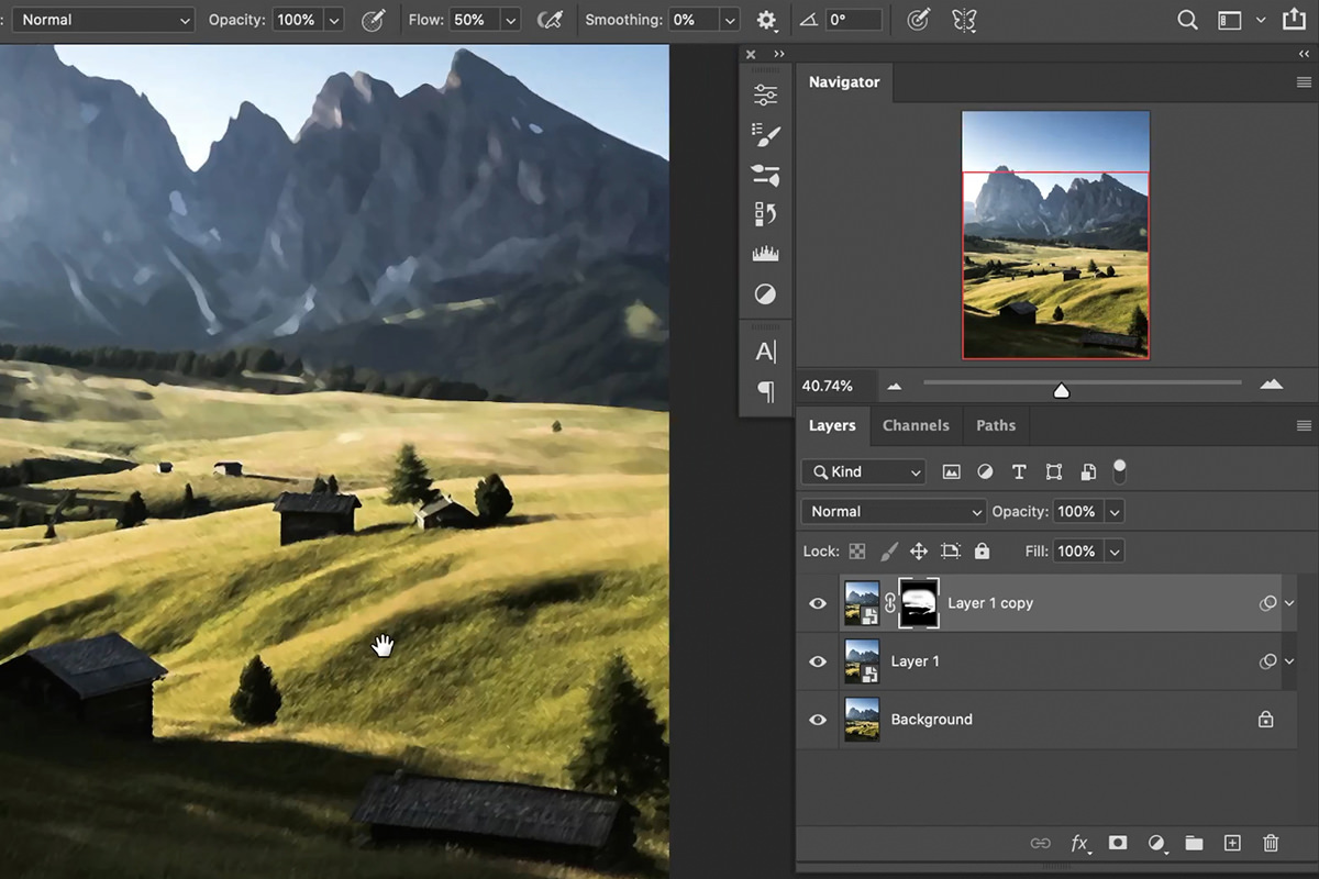 How to Turn a Photo into a Painting in PHLEARN