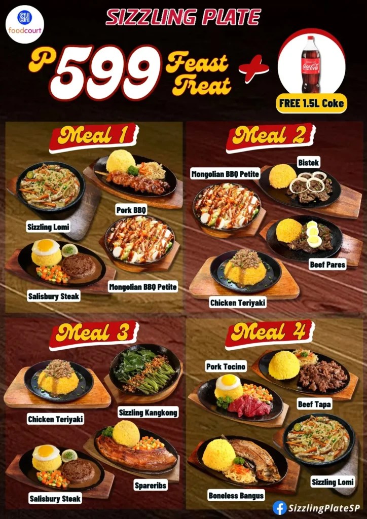 Sizzling Plate Philippines Menu Prices 2024