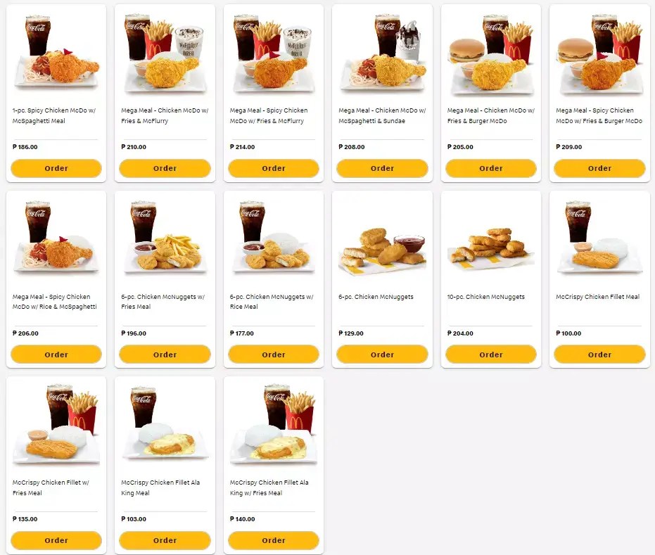 Mcdonald’s Philippines Menu Prices 2024