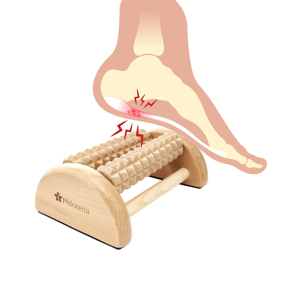 Wooden Foot Massager for Plantar Fasciitis Phlorena