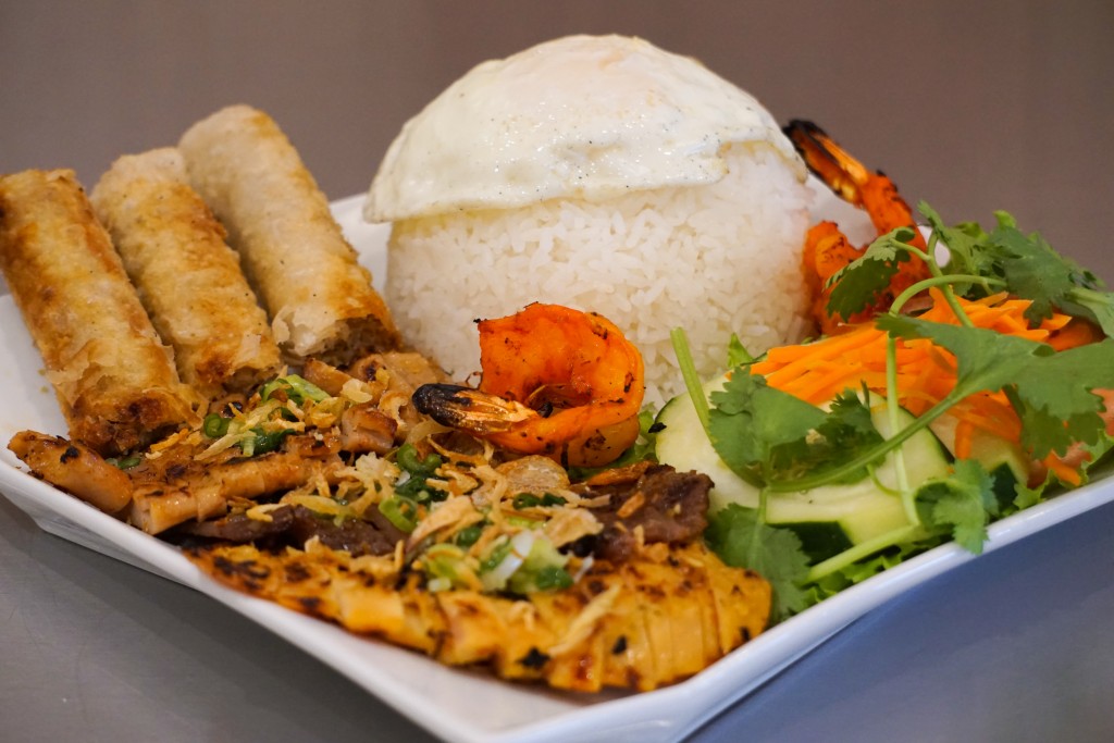 Combination Rice Plate Pho 63