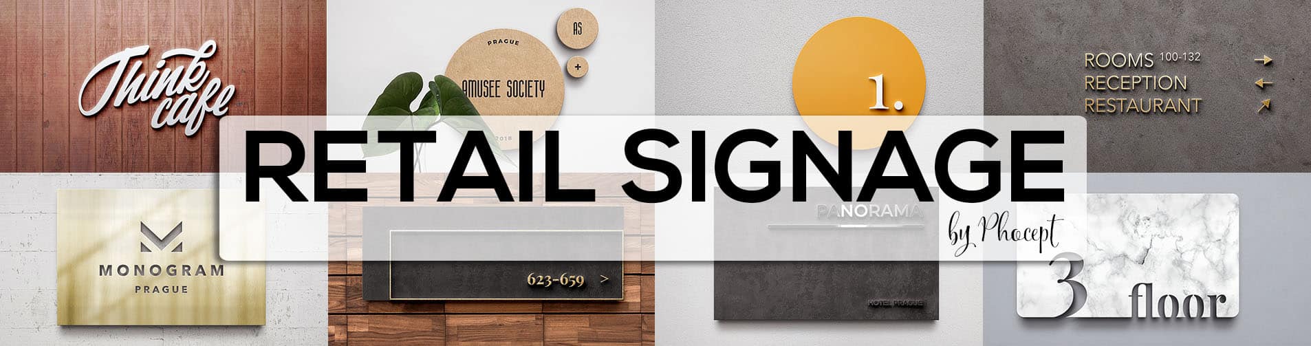 Retail Signage Singapore Design, Supply & Installation Phocept