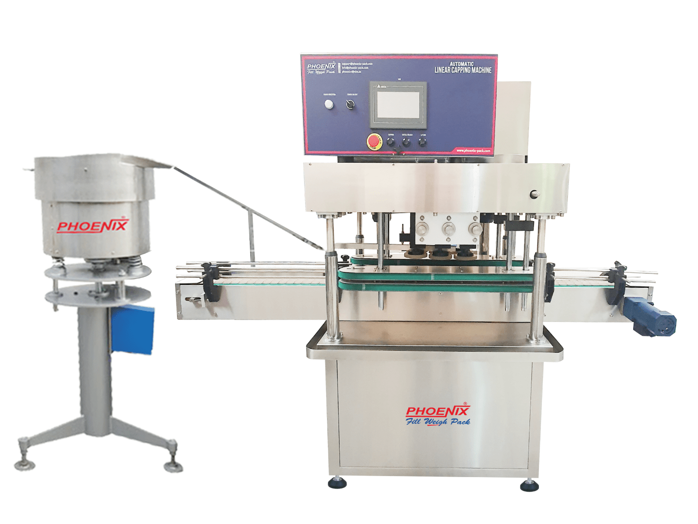 Buy Automatic Linear Capping Machine in UAE Phoenix Dison Tec LLC