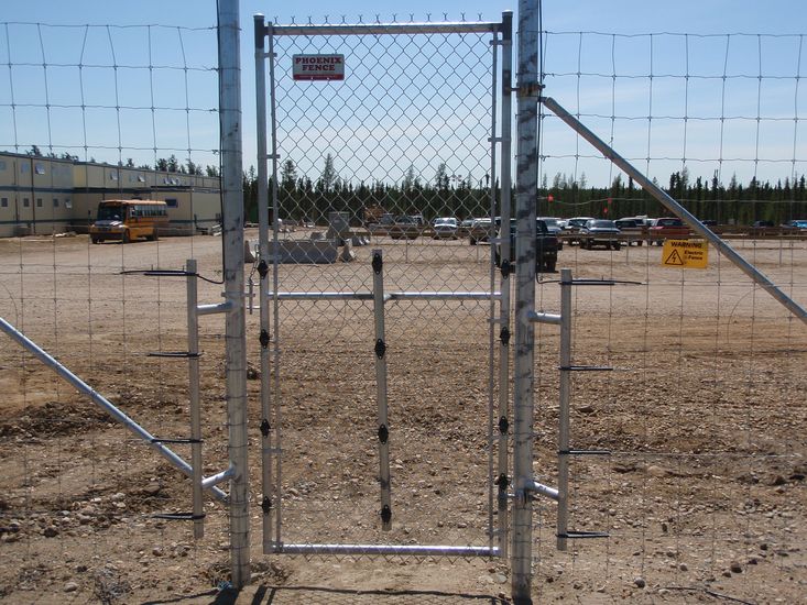 Phoenix Fence Chainlink Commercial Industrial Swing Gates