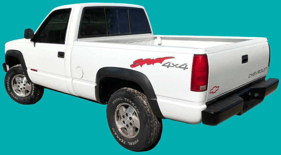 Phoenix Graphix 1992 Chevy Sport Truck (4X4) Decal Kit