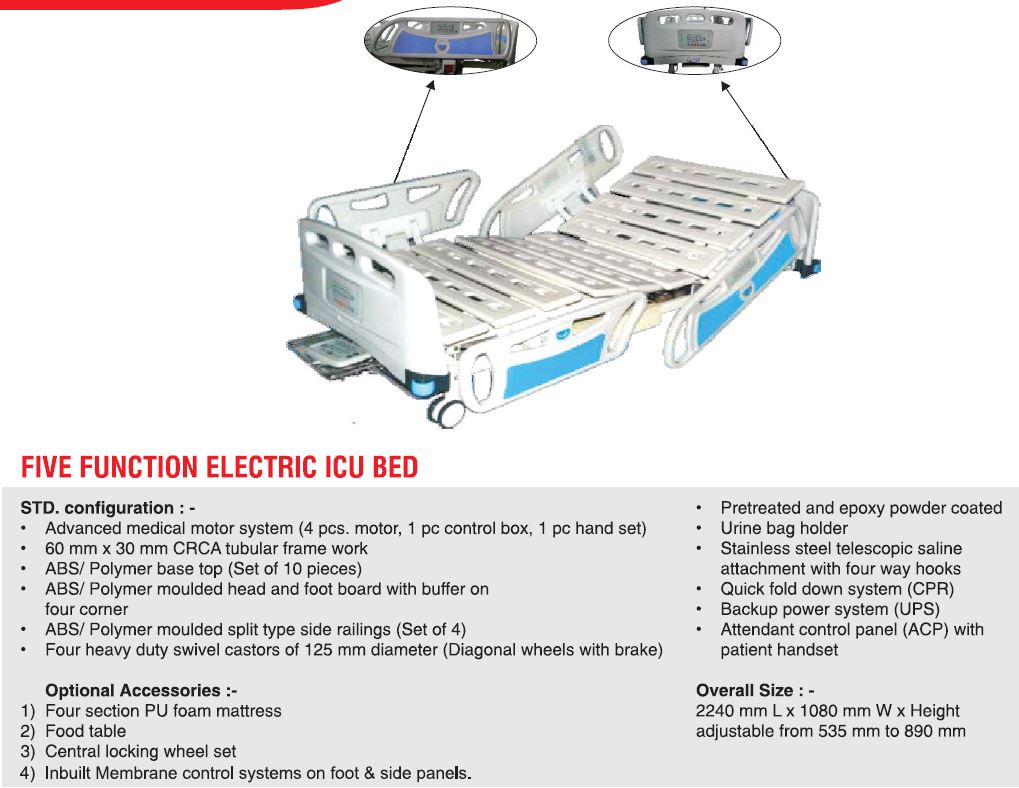 Hospital Bed Phoenix India