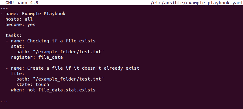 Ansible: Check if File or Directory Exists {With Examples}