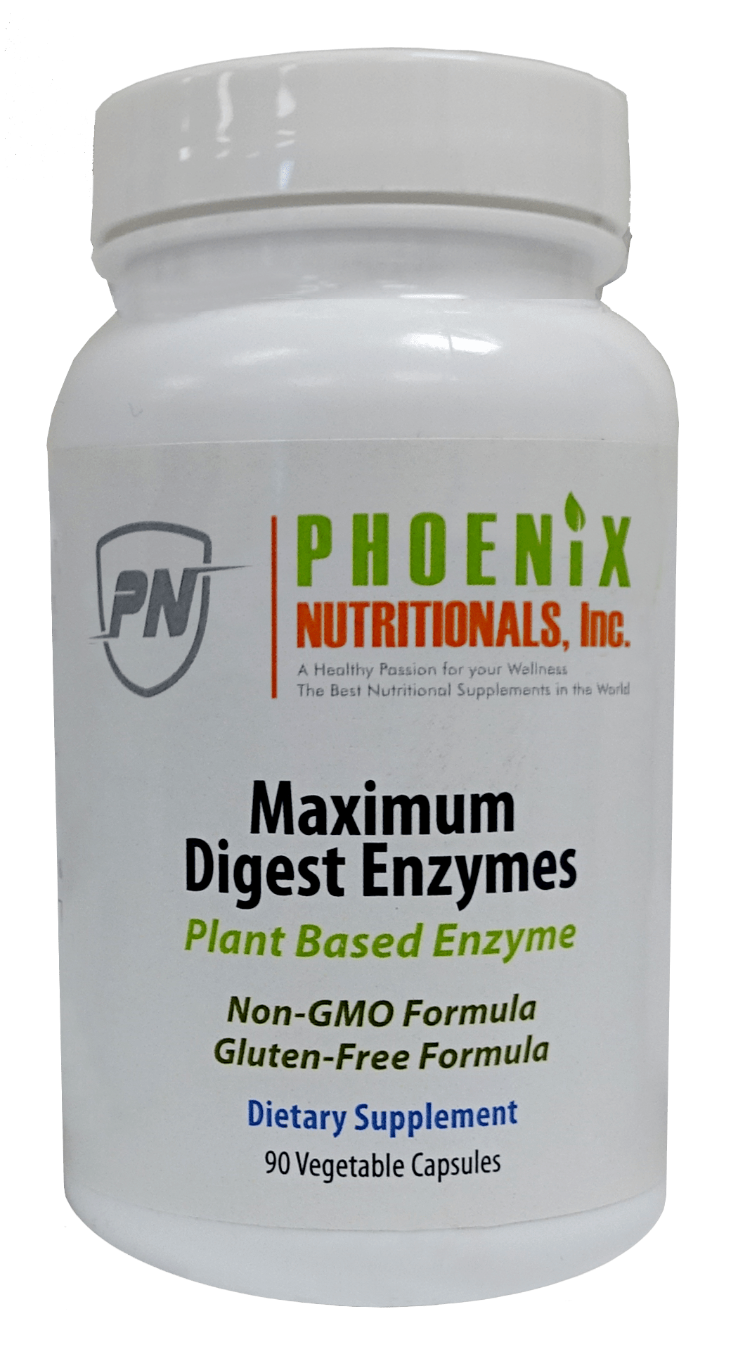 Maximum Digestive Enzymes 90 Caps Phoenix Nutritionals America's 1