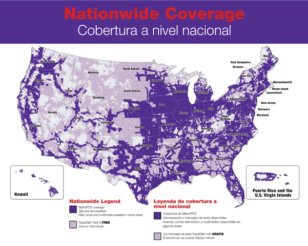 Metropcs Coverage Map 2020 26 Metro Pcs Service Map Maps Online For You
