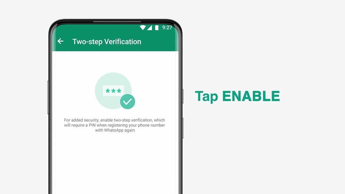 How to enable WhatSapp twostep verification » PhoneCorridor