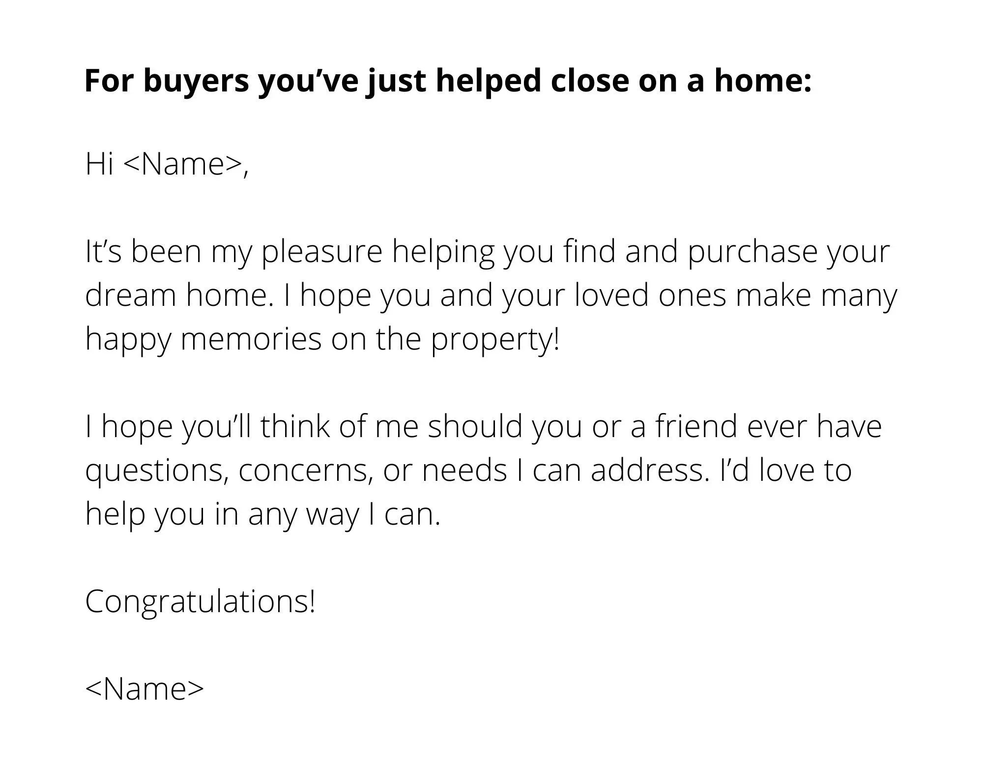 How to Write a Perfect Real Estate Closing Thank You Letter? Mistakes?