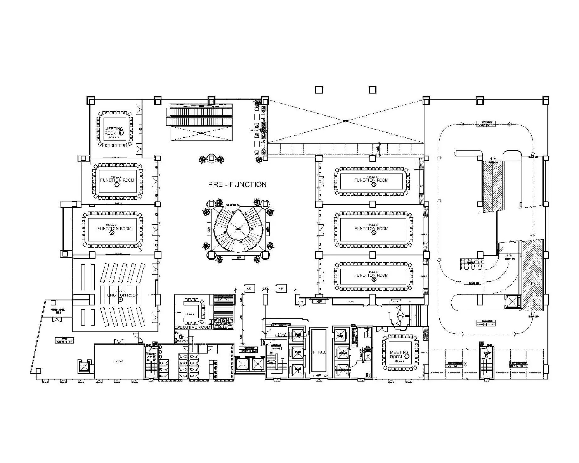 Hotel Lobby Plan With Dimensions