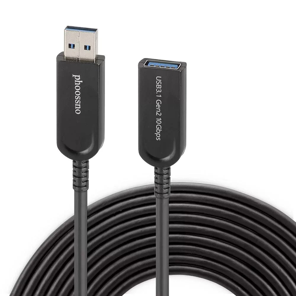 Phoossno USB 3.1 Extension Cable Active Optical USB 10Gbps phoossno