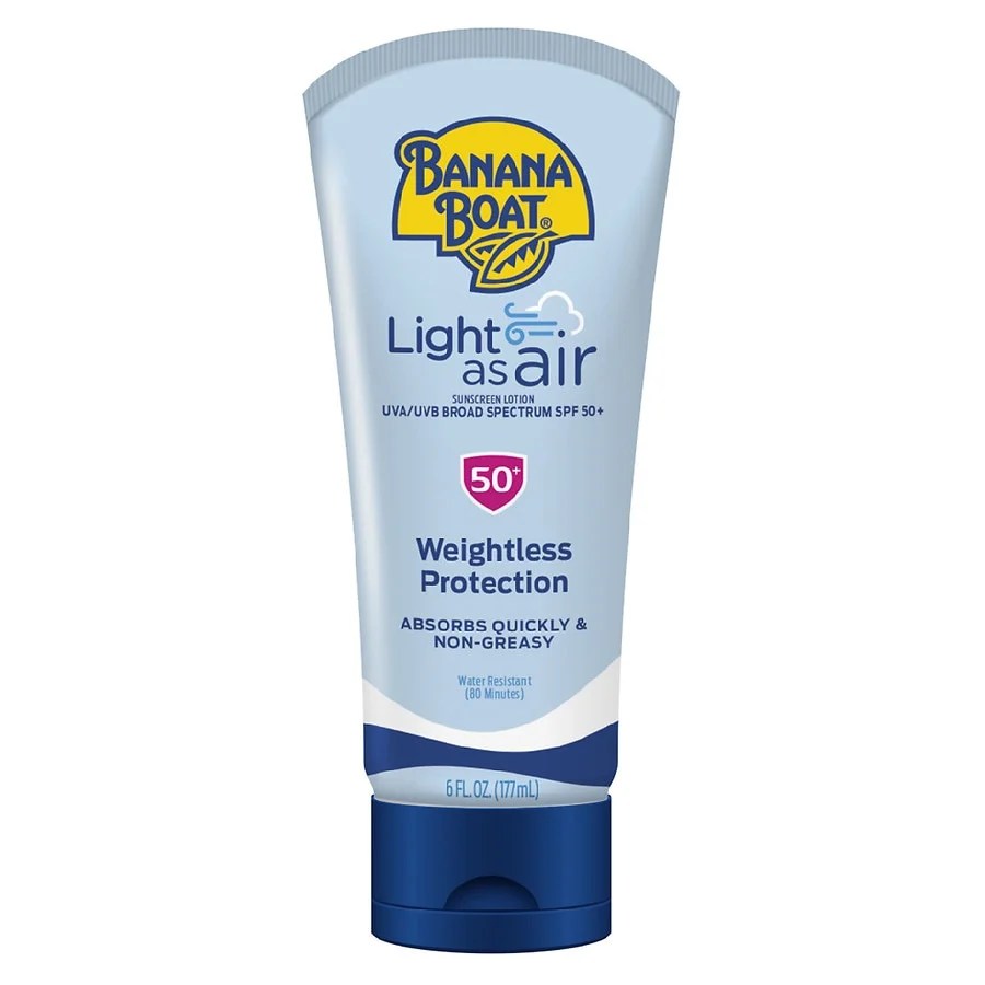 EWG rating for Banana Boat Light as Air Sunscreen Lotion, SPF 50