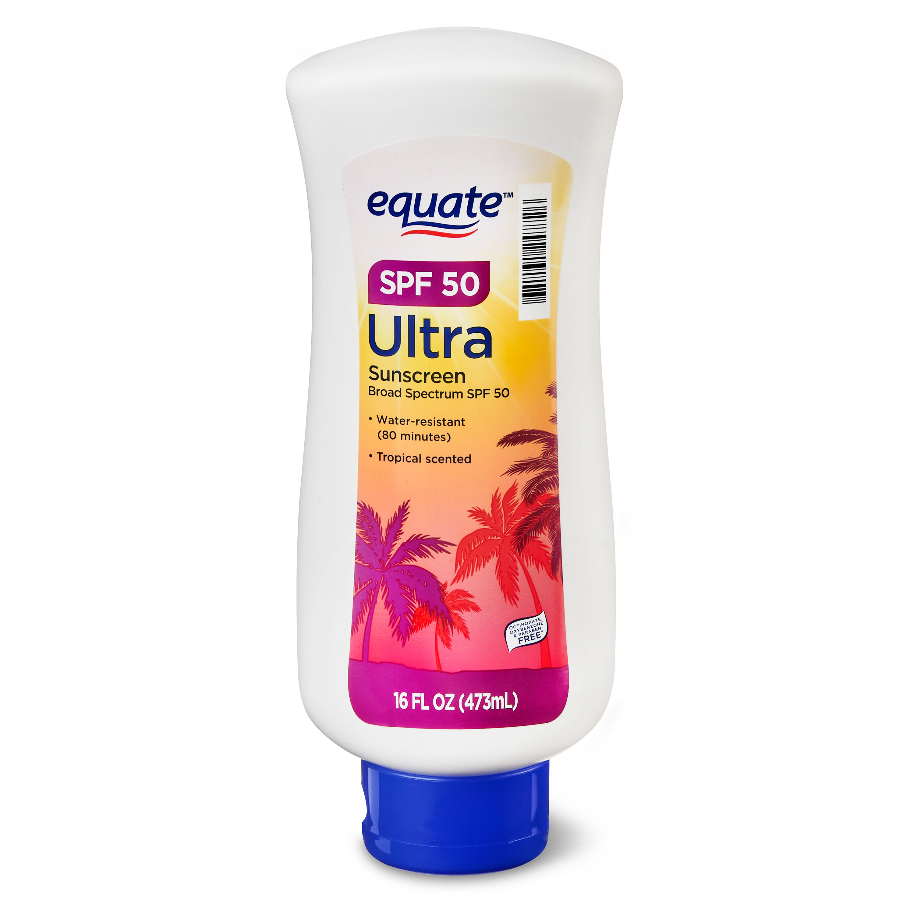 EWG rating for Equate Ultra Sunscreen Lotion, SPF 50; EWG's Guide to