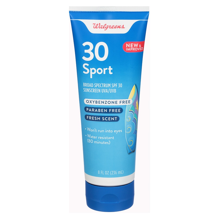 EWG rating for Walgreens Sport Sunscreen Lotion, Fresh Scent, SPF 30