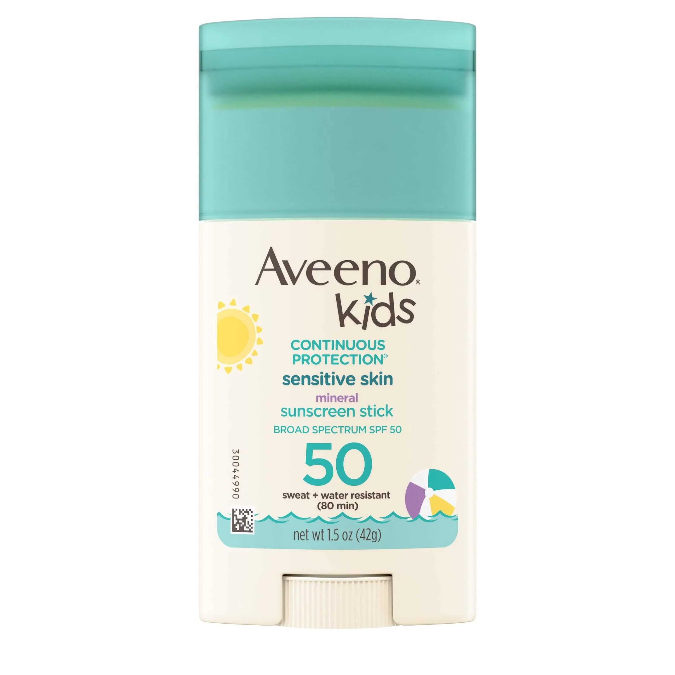 EWG rating for Aveeno Kids Continuous Protection Sensitive Skin Mineral