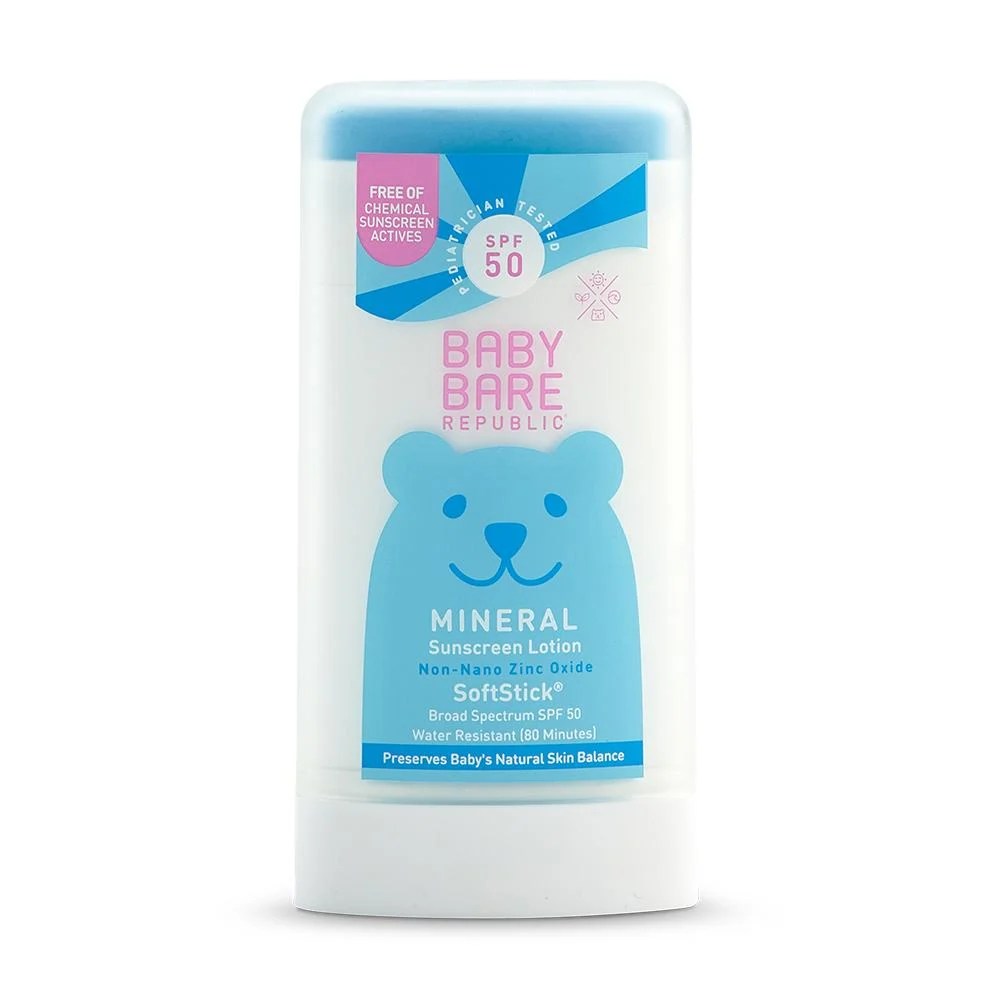 EWG rating for Baby Bare Republic Mineral Sunscreen Softstick, SPF 50