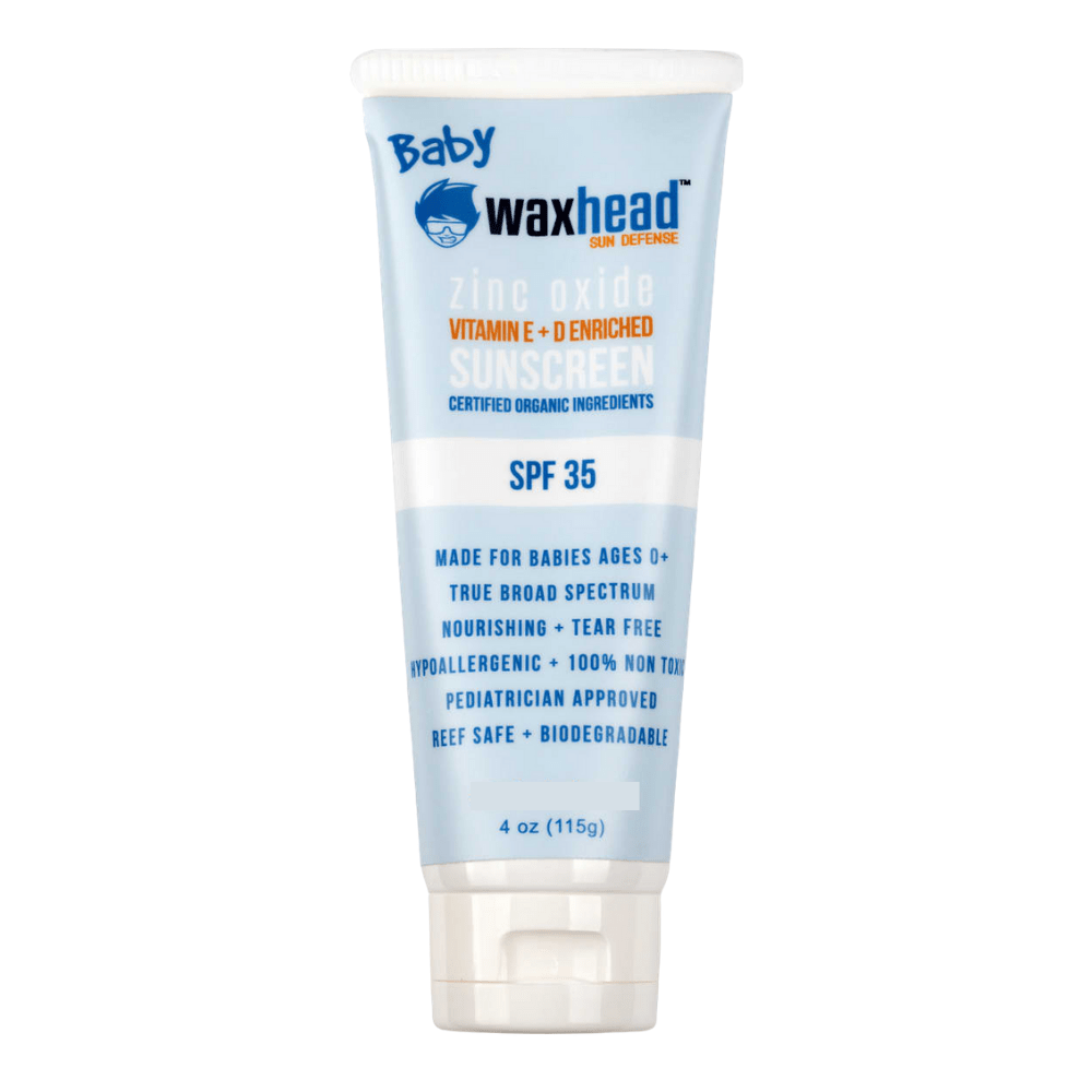 EWG rating for Waxhead Sun Defense Baby Zinc Oxide Vitamin E + D Enriched Sunscreen Lotion, SPF