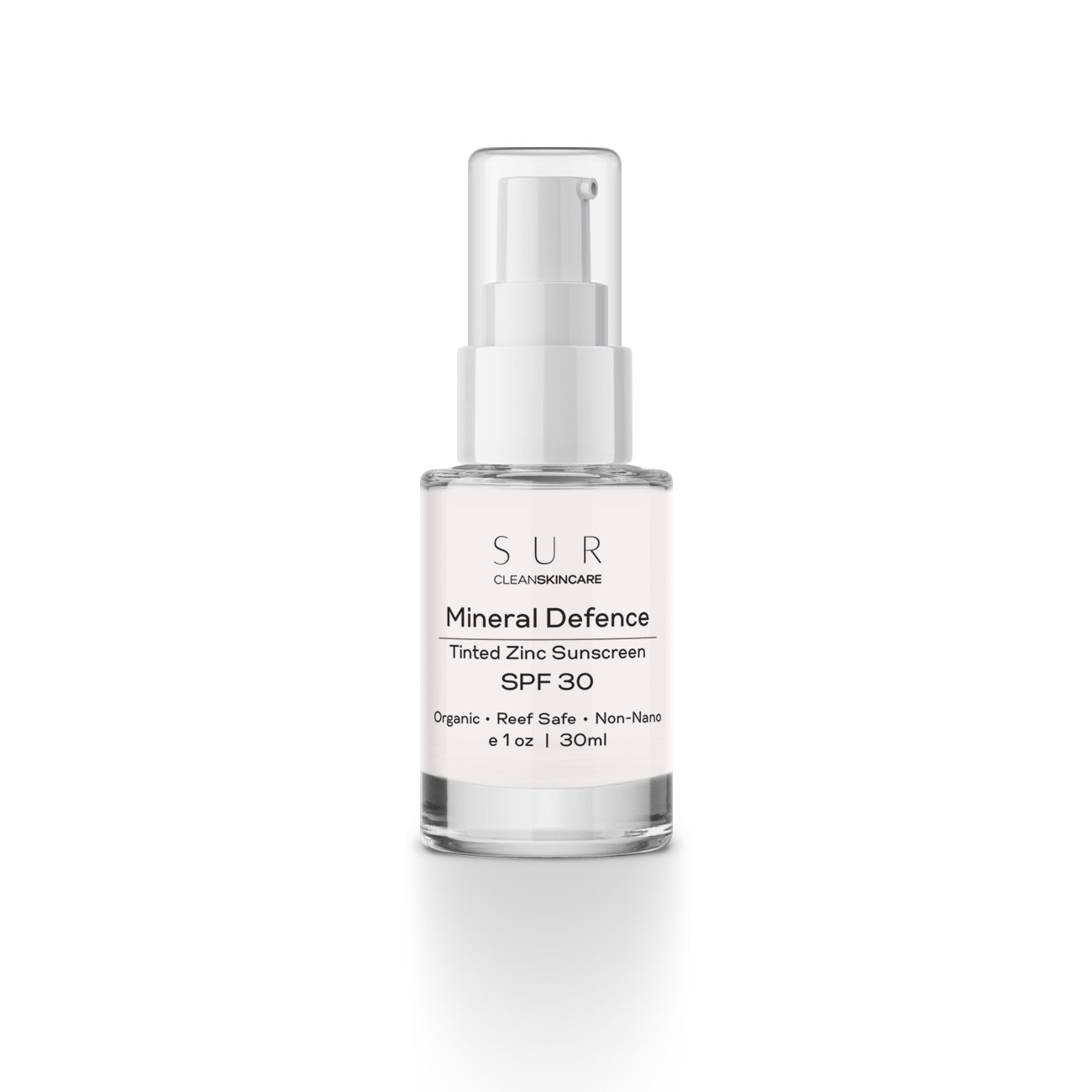 EWG rating for Sur Clean Skincare Mineral Defense Tinted Zinc Sunscreen