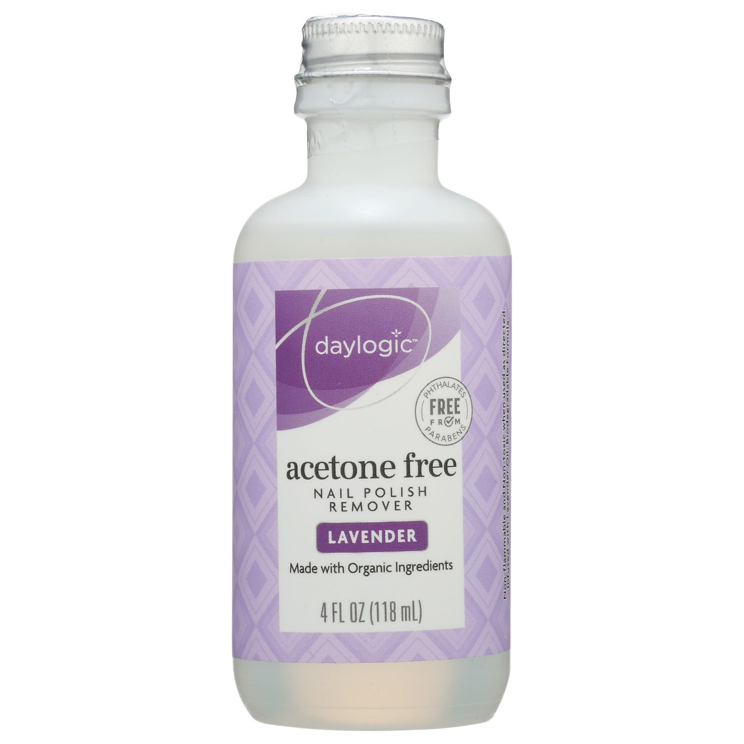 EWG Skin Deep® Daylogic, Nail Polish Remover Acetone free, Lavender