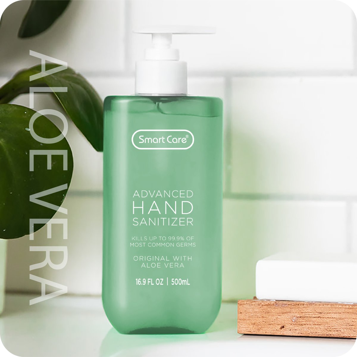 EWG Skin Deep® Smart Care Advanced Hand Sanitizer original with aloe