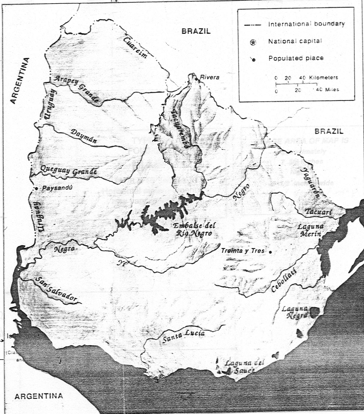 Uruguay Topography and Hydrography Flags, Maps, Economy, History