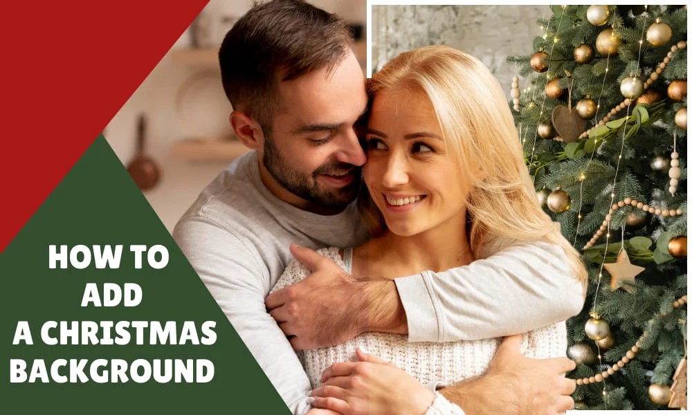How to Add a Christmas Background to a Photo Easily