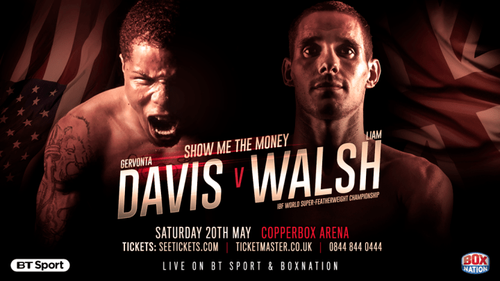 Gervonta Davis vs. Liam Walsh May 20 at Copper Box Arena Boxing News