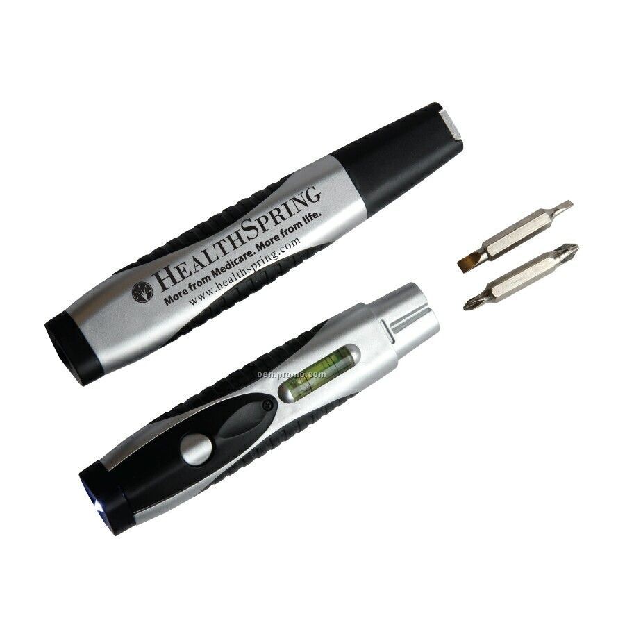 Screwdriver W/LED Light & Level,China Wholesale Screwdriver W/LED Light
