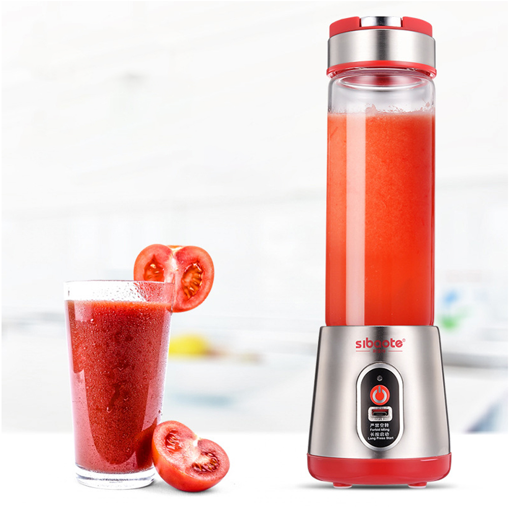 Stainless Steel Portable Electric Juicer Automatic Fruit Juicing Machine