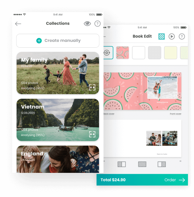 White Label AI powered Photobook App for Android and iOS Photobook AI