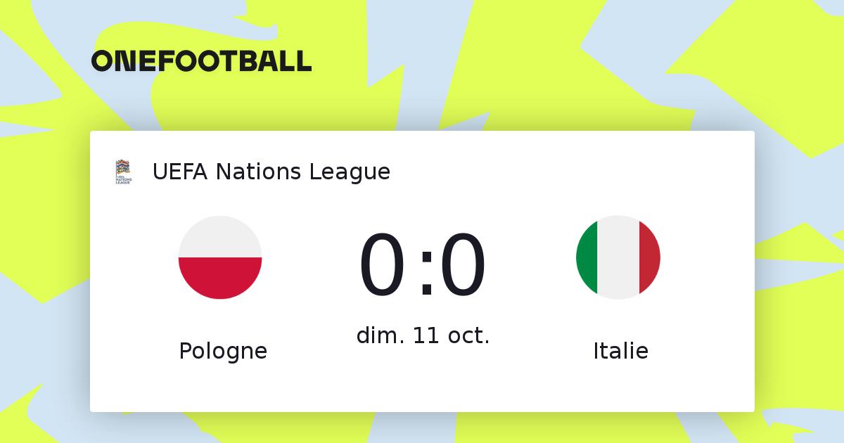 Pologne vs Italie (0-0) - UEFA Nations League 11/10/2020 ...