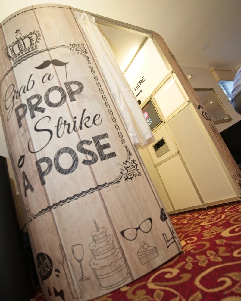 Enclosed Oval Photo Booth Hire to suit any occasion