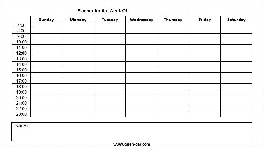Get Mon Friday Hourly Schedule Best Calendar Example