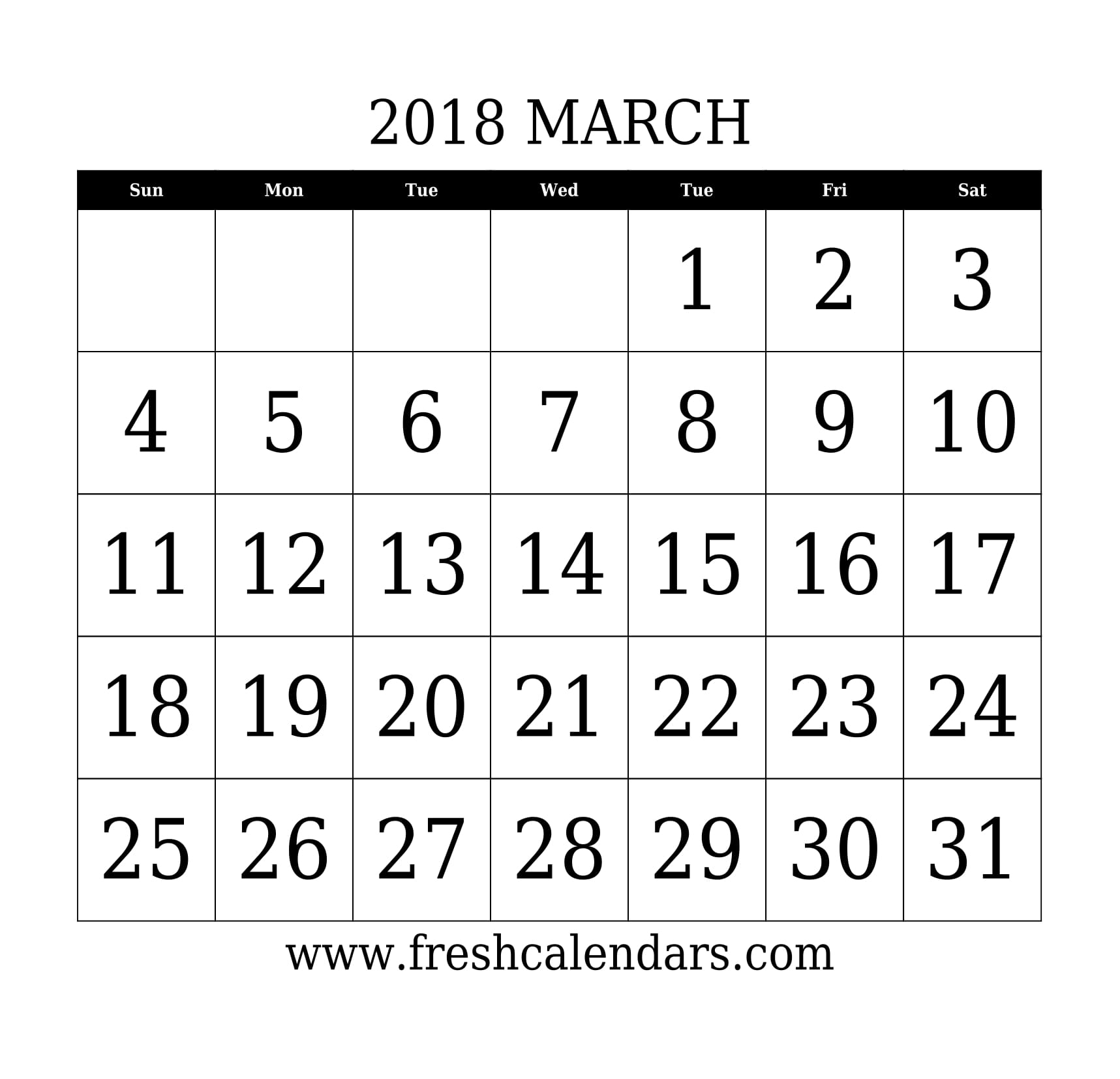 Number Sheets 1-31 | Best Calendar Example